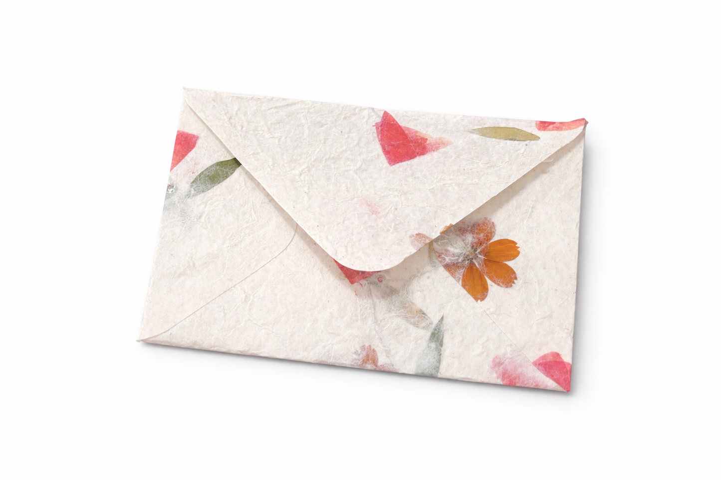 Handmade Botanical Mulberry Paper Envelopes